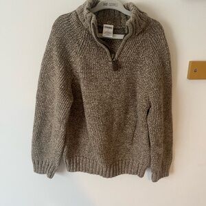 Gymboree Boys Tan Zip-Up Sweater